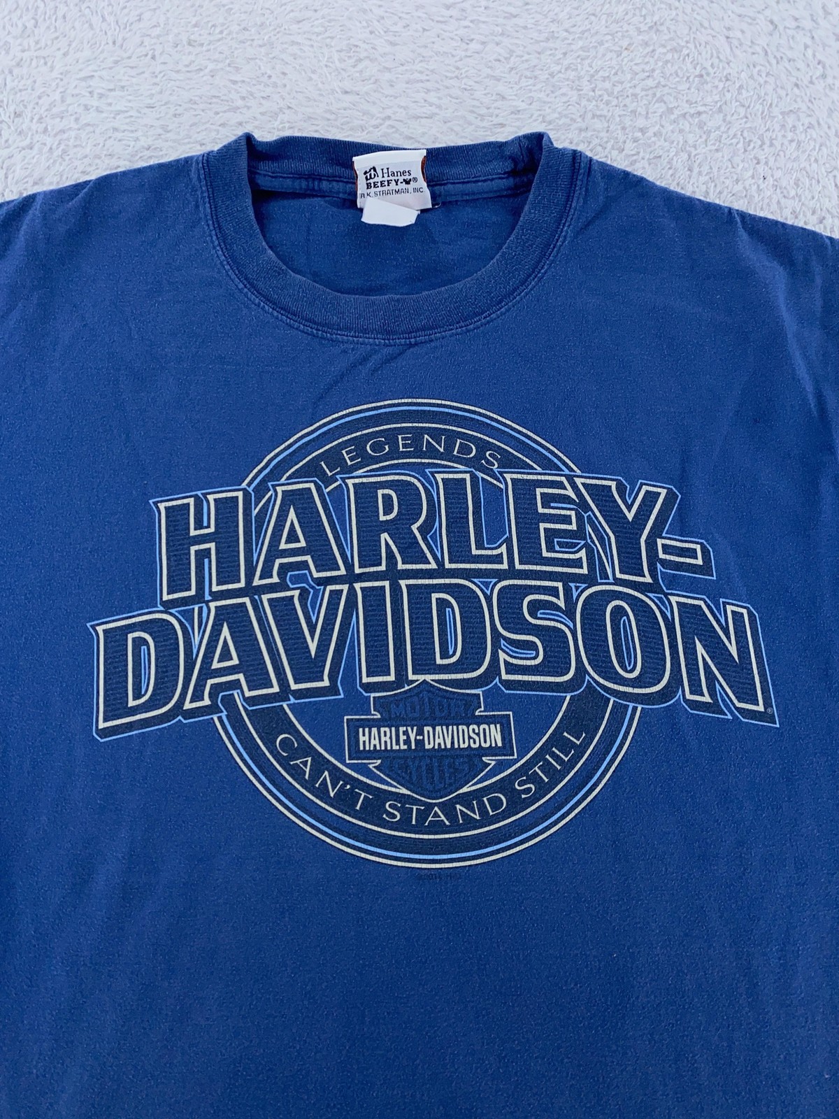 Harley-Davidson Legends Can\'t Stand Still Shirt Mens Large Lakeland Florida