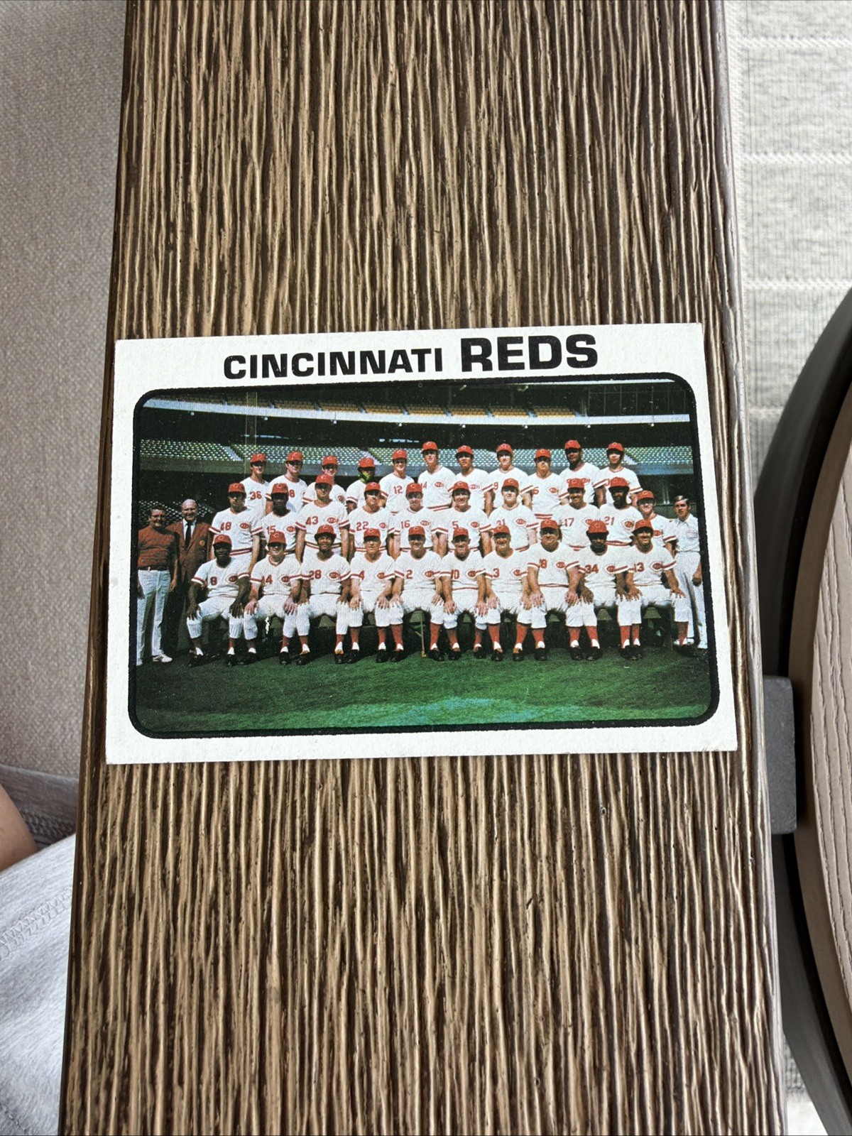 Sharp 1973 Topps HIGH # - #641 CINCINNATI REDS Team Card 7327 Sharp 1973 Topps HIGH # - #641 CINCINNATI REDS Team Card 7327