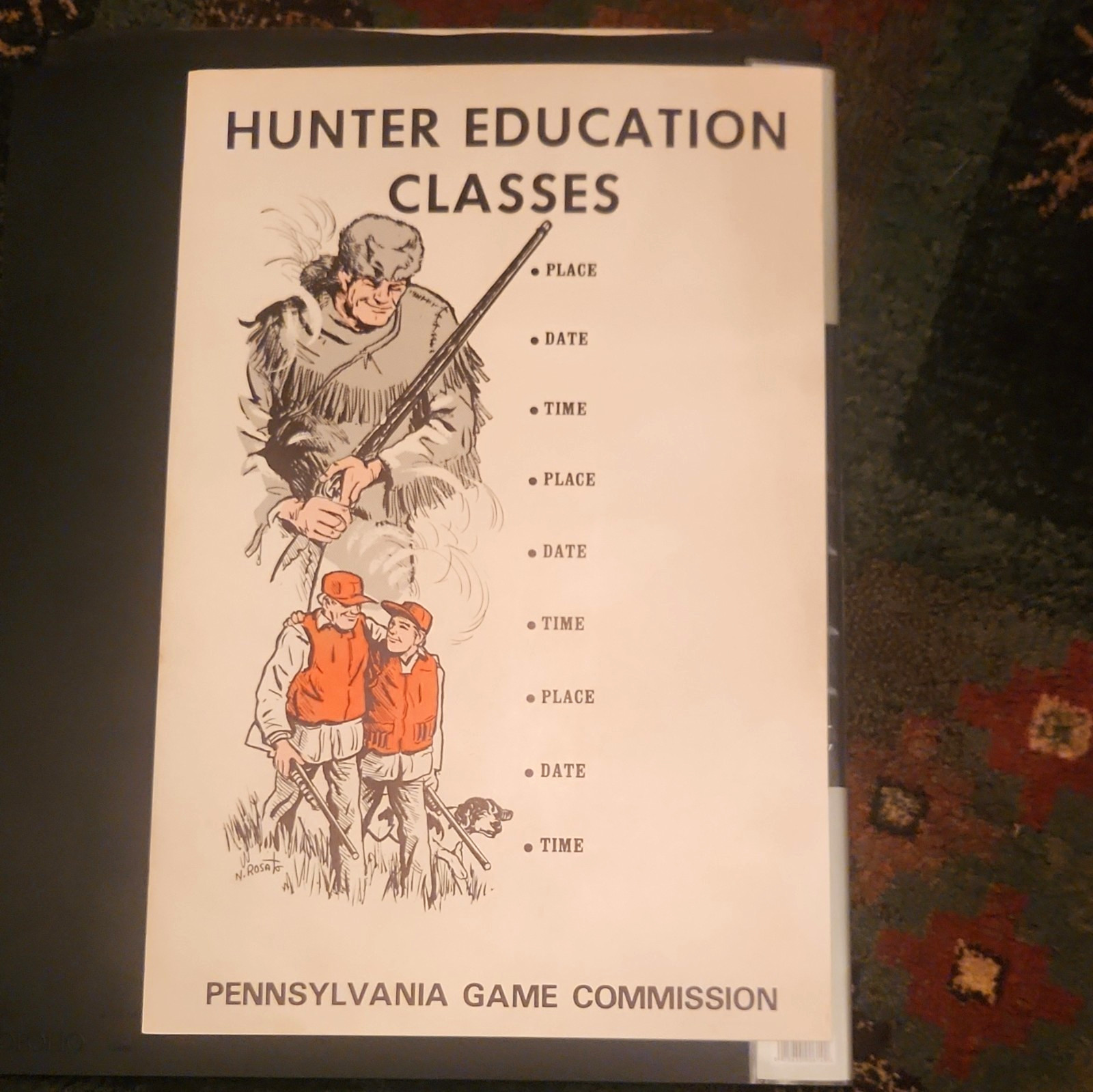 RARE Pennsylvania Game Commission Hunter Education Classes Poster RARE Pennsylvania Game Commission Hunter Education Classes Poster
