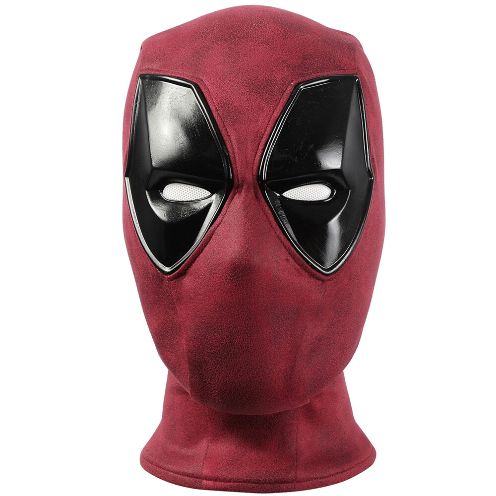Deadpool 3 Wade Wilson Jumpsuit Men\'s Cosplay Outfit Costume Red Full Mask Belt 