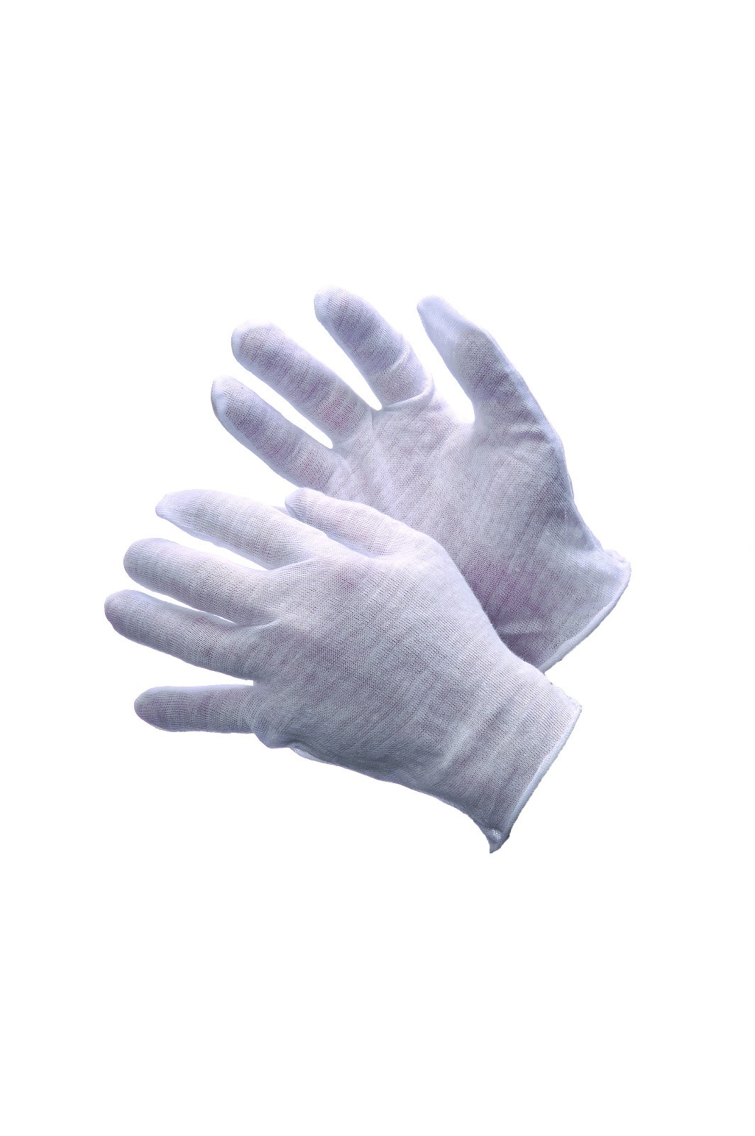 288 PCS LIGHT WEIGHT POLY / COTTON BLEND LISLE INSPECTION GLOVES REVERSIBLE - L