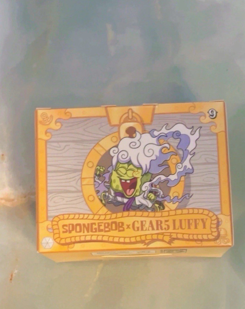 2026 McDonald's Happy Meal SpongeBob x One Piece Toy#09-Spongebob & Gear 5 Luffy 2026 McDonald's Happy Meal SpongeBob x One Piece Toy#09-Spongebob & Gear 5 Luffy