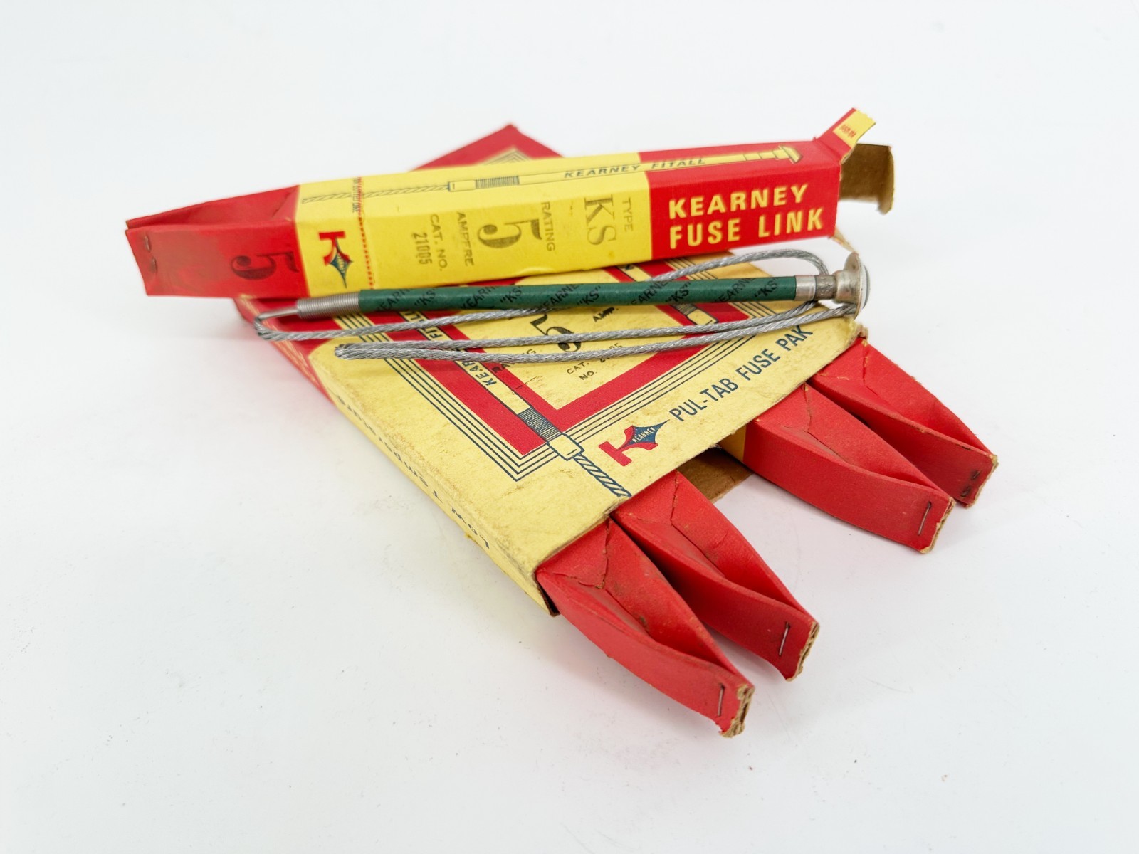 Lot of 5 New Kearney 21005 Fuse Links Type KS 5A Lot of 5 New Kearney 21005 Fuse Links Type KS 5A