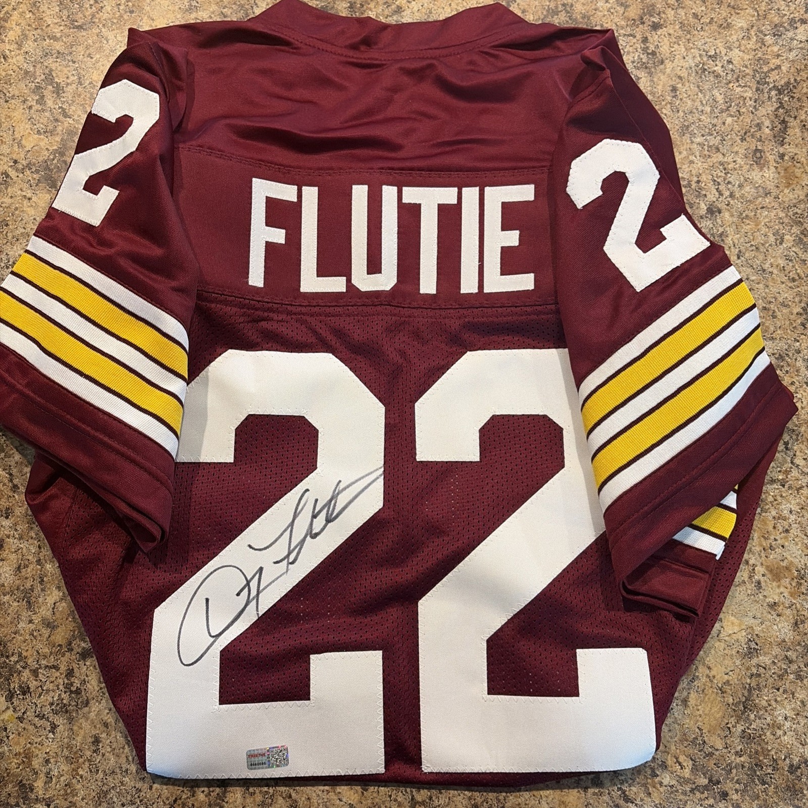 Doug Flute Autographed Boston College Jersey Tristar Certified COA Doug Flute Autographed Boston College Jersey Tristar Certified COA