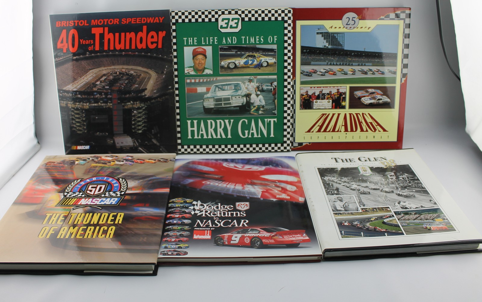 Hardback NASCAR Racing 50 Years Bristol The Glen Grant Dodge Book Lot Hardback NASCAR Racing 50 Years Bristol The Glen Grant Dodge Book Lot