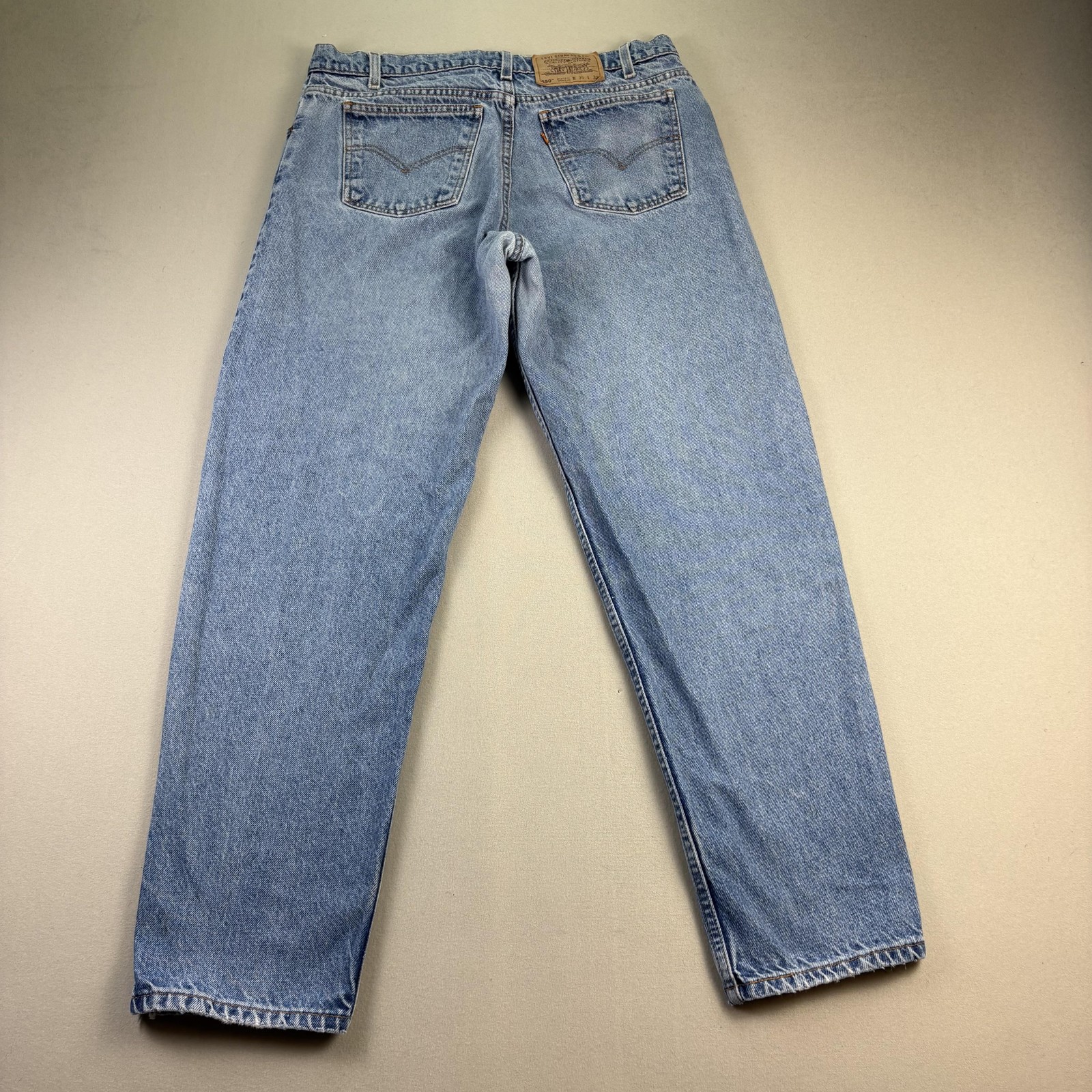 Vintage Levis 550 Jeans Mens 34x32 Blue Denim Relaxed Fit Tapered Orange Tab 90s Vintage Levis 550 Jeans Mens 34x32 Blue Denim Relaxed Fit Tapered Orange Tab 90s