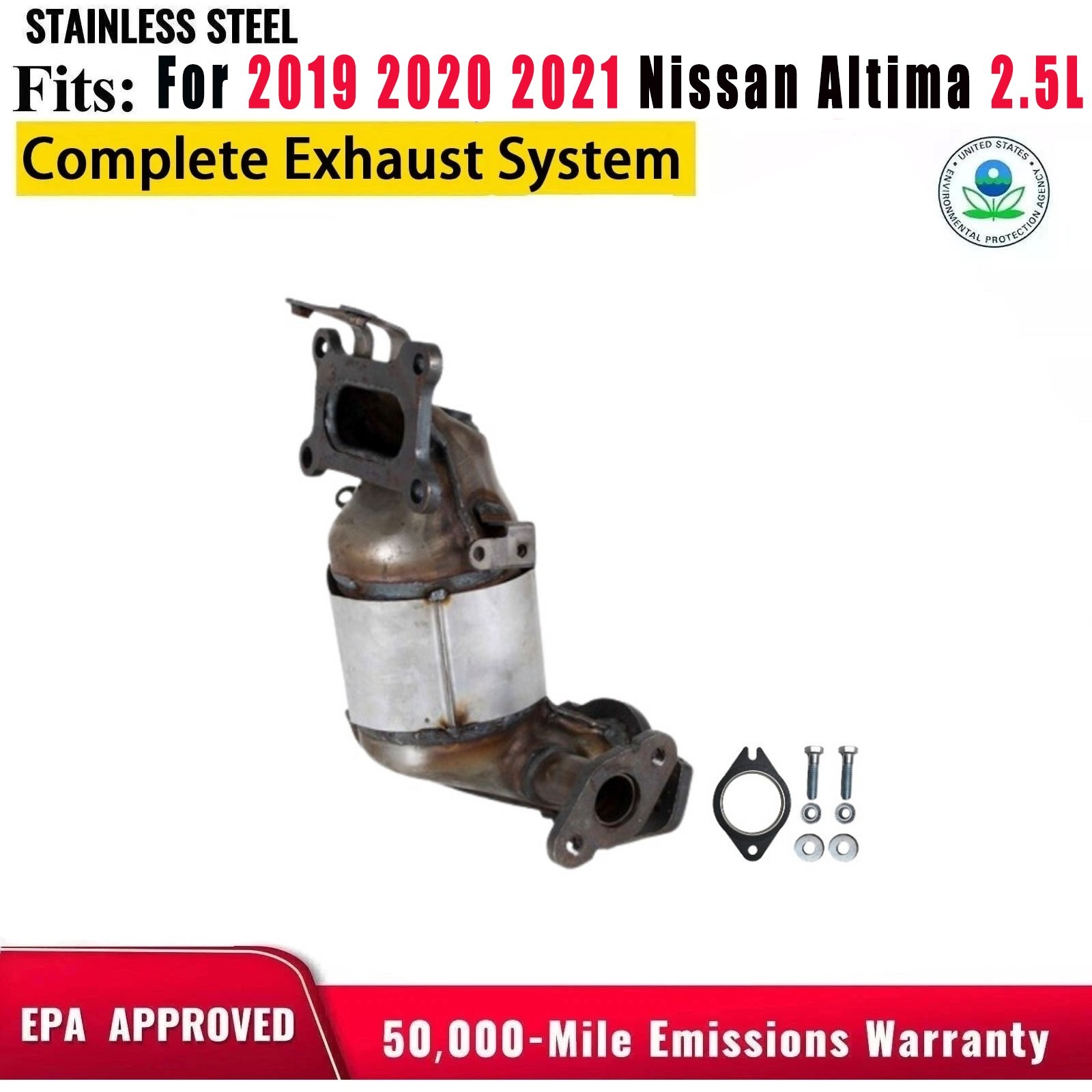 641624 For Nissan Altima 2019 2020 2021 L4 2.5L FWD Catalytic Converter EPA NEW