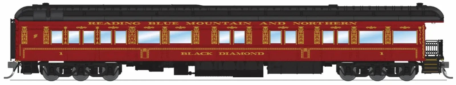 BROADWAY LTD HO GAUGE BUSINESS CAR RBMN #1 \ BROADWAY LTD HO GAUGE BUSINESS CAR RBMN #1 \