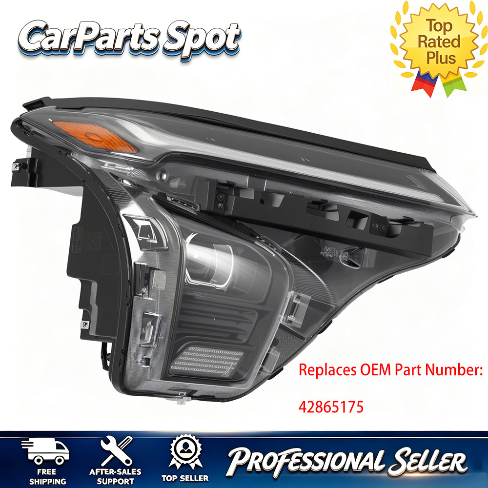 RH Passenger Side LED Headlight w/ DRL Fits 2024 2025 Chevy Trax LT RS ACTIV