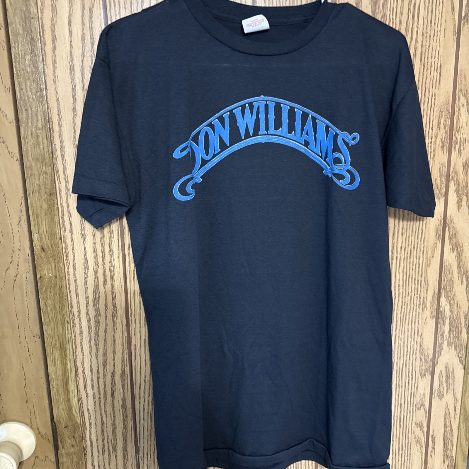 VTG 1983 Don Williams World Tour Shirt L Single Stitch Thunderbird 83-84 Country