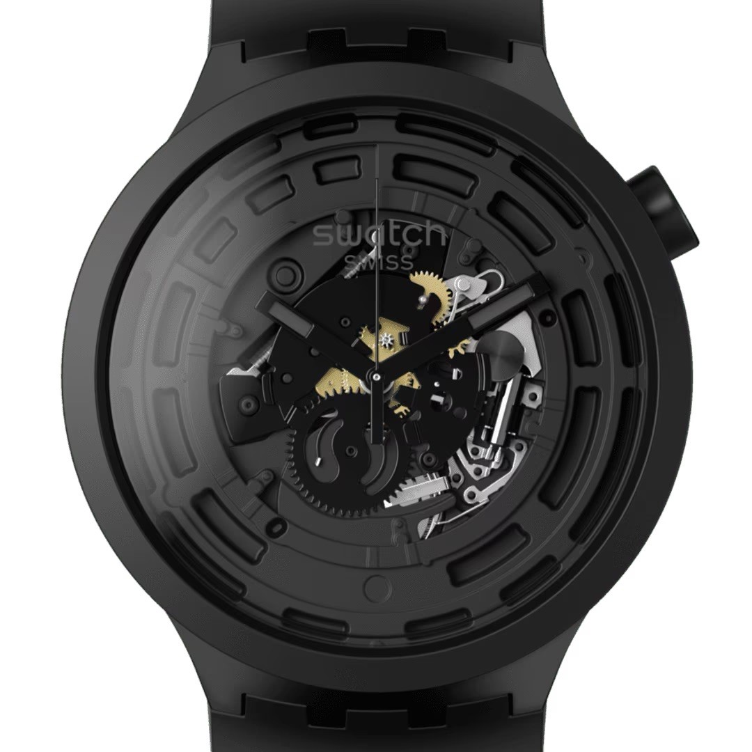 SWATCH C-BLACK BIG BOLD NEXT SB03B100 Watch NEW SWATCH C-BLACK BIG BOLD NEXT SB03B100 Watch NEW
