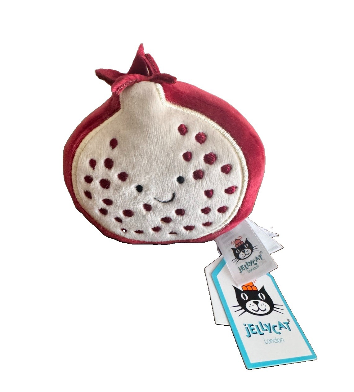 JellyCat Plush Fabulous Fruit Pomegranate NWT FABF6POM NEW
