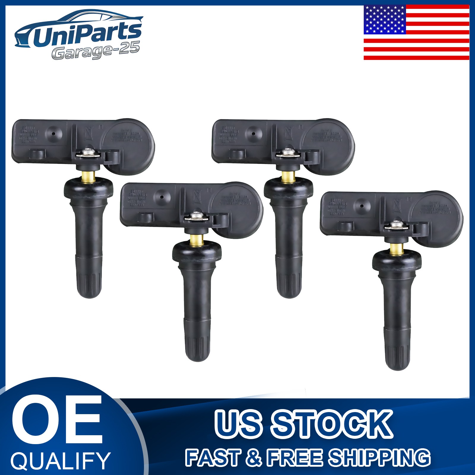 4x TPMS Tire Pressure Sensor 13586335/13598771 For Chevy GMC Cadillac Buick