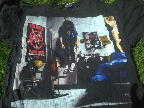 Vintage Slayer Mandatory Suicide T Shirt AKA Hanging Boy Vintage Slayer Mandatory Suicide T Shirt AKA Hanging Boy