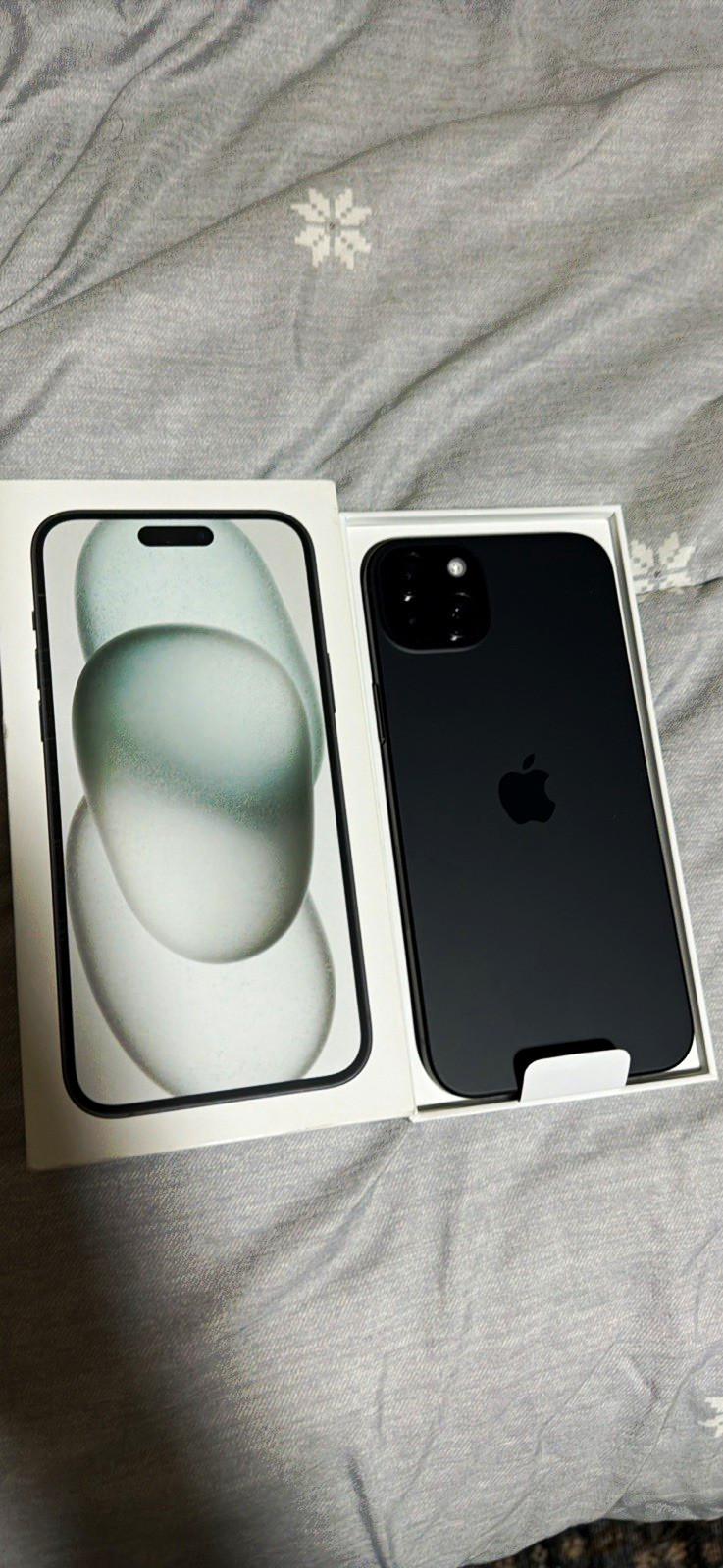 Apple iPhone 15 Plus 256GB Black Unlocked iOS 6.7in 48MP Open Box