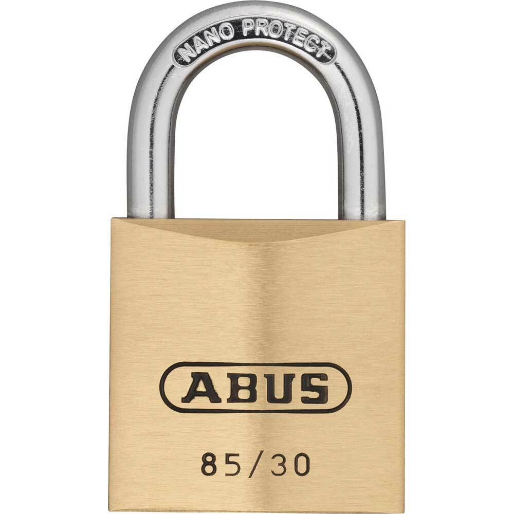 Abus 85/30mm Brass Padlock (85-30)