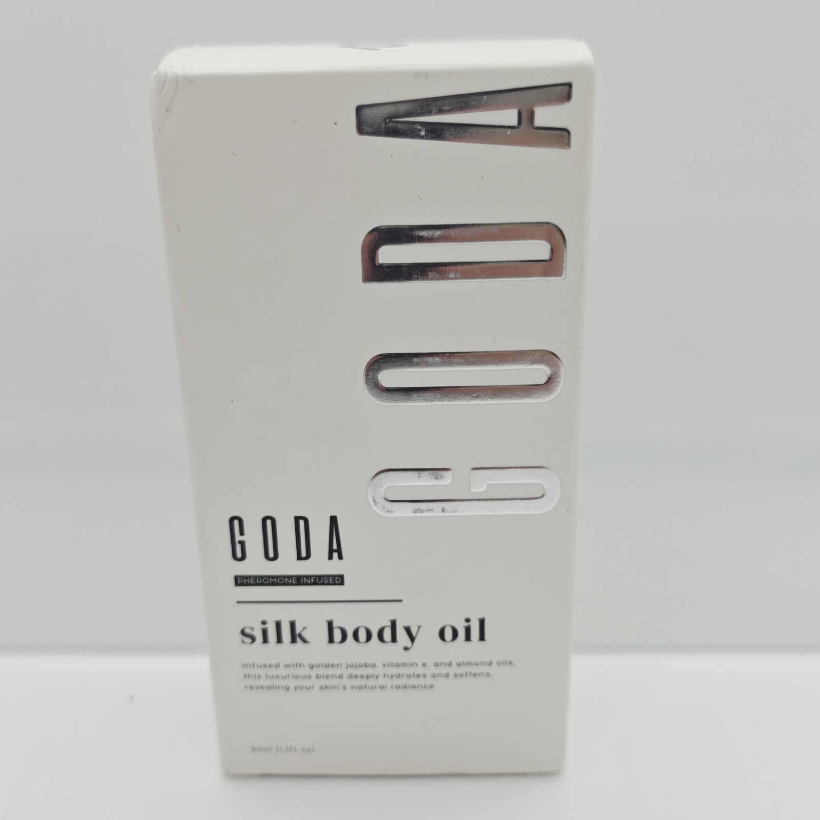GODA Glow Silk Body Oil 50ml Pheromone Infused Jojoba Vitamin E NEW