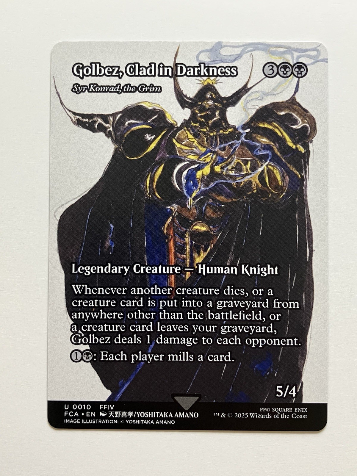 Golbez, Clad in Darkness - Syr Konrad, the Grim (Showcase) Final Fantasy
