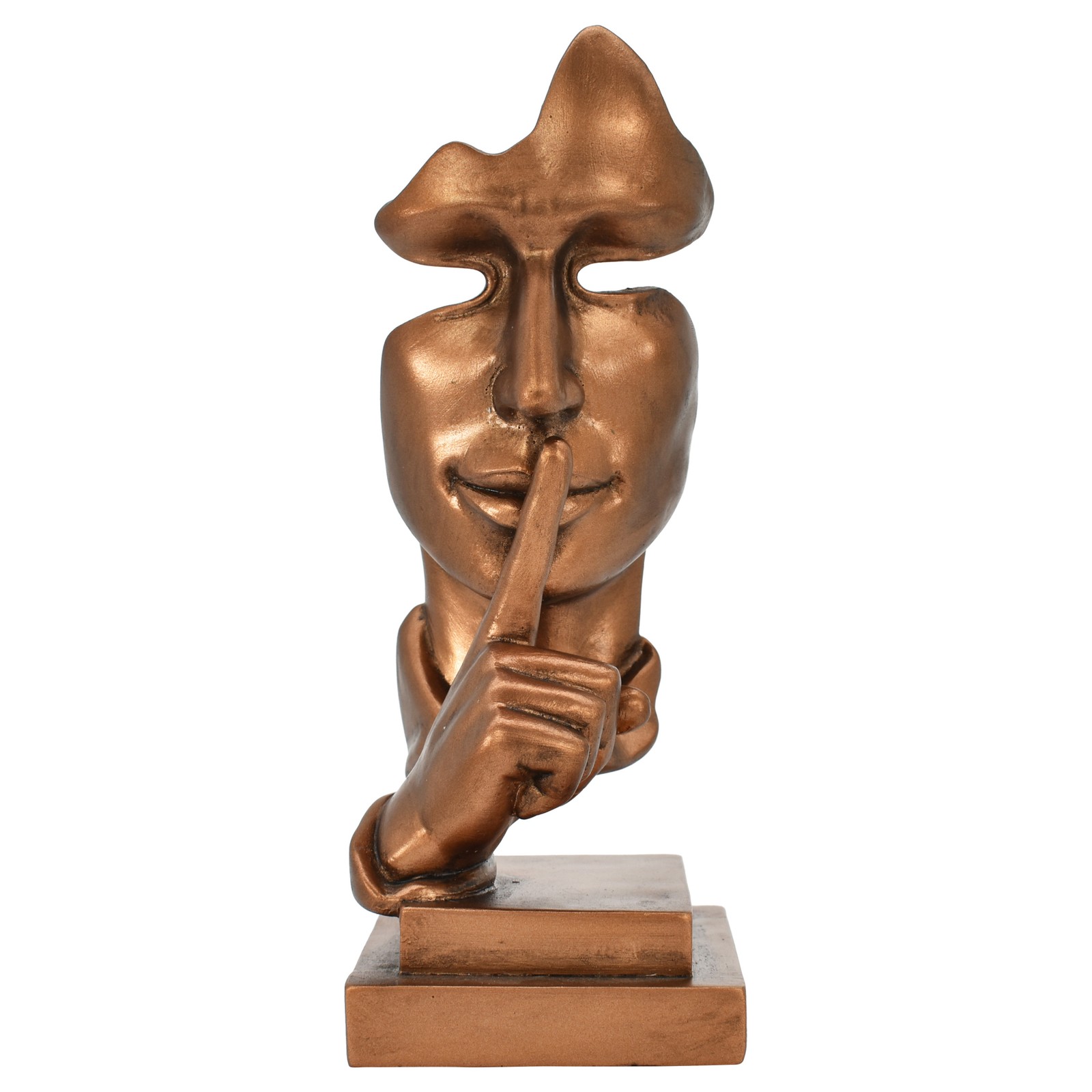Adam & Friends Silence Is Golden Sculpture | Bronze