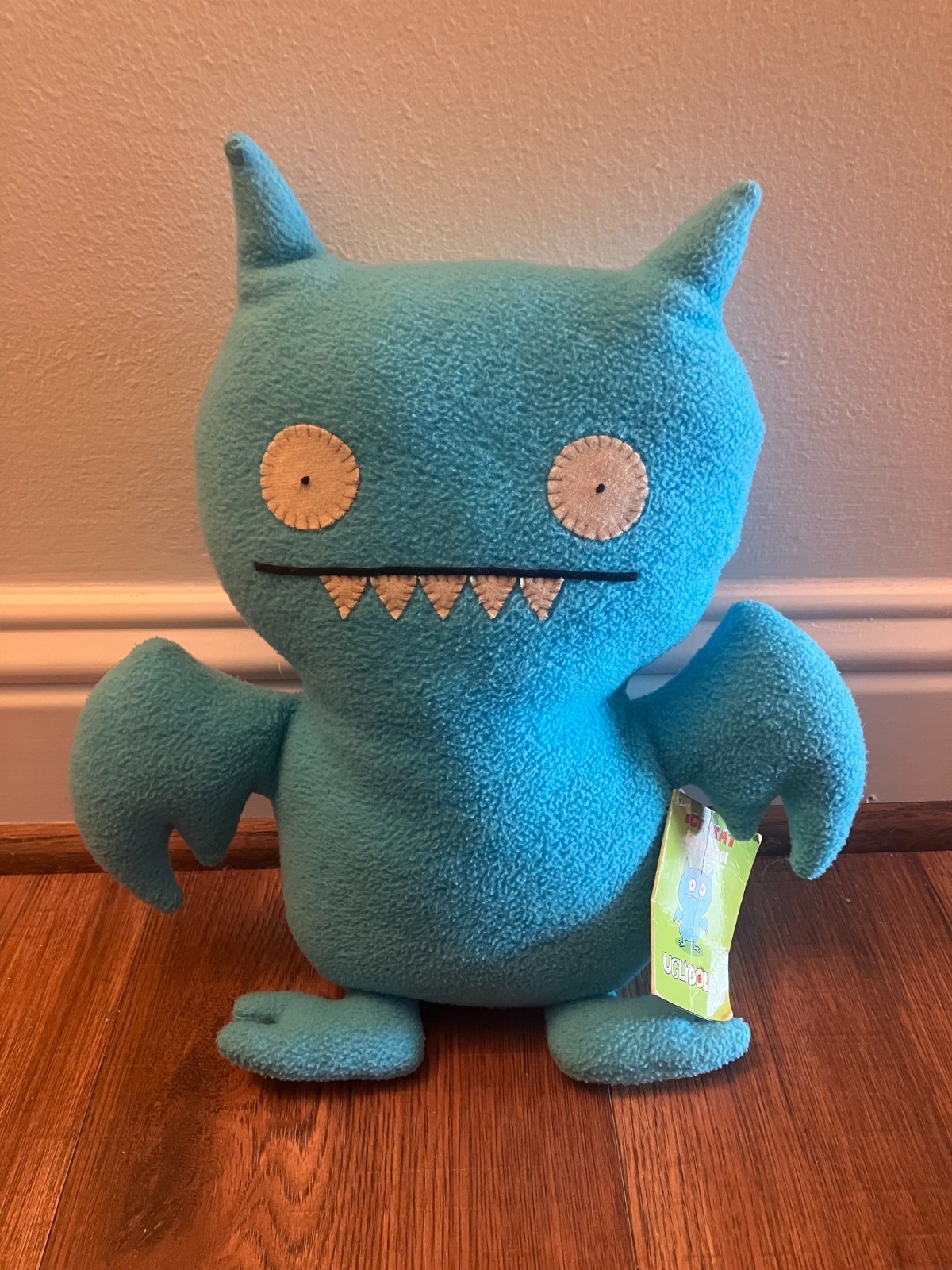 RARE NWT Uglydoll Ice Bat Blue Long Time Ago Giant Robot Exclusive 2010 12 RARE NWT Uglydoll Ice Bat Blue Long Time Ago Giant Robot Exclusive 2010 12