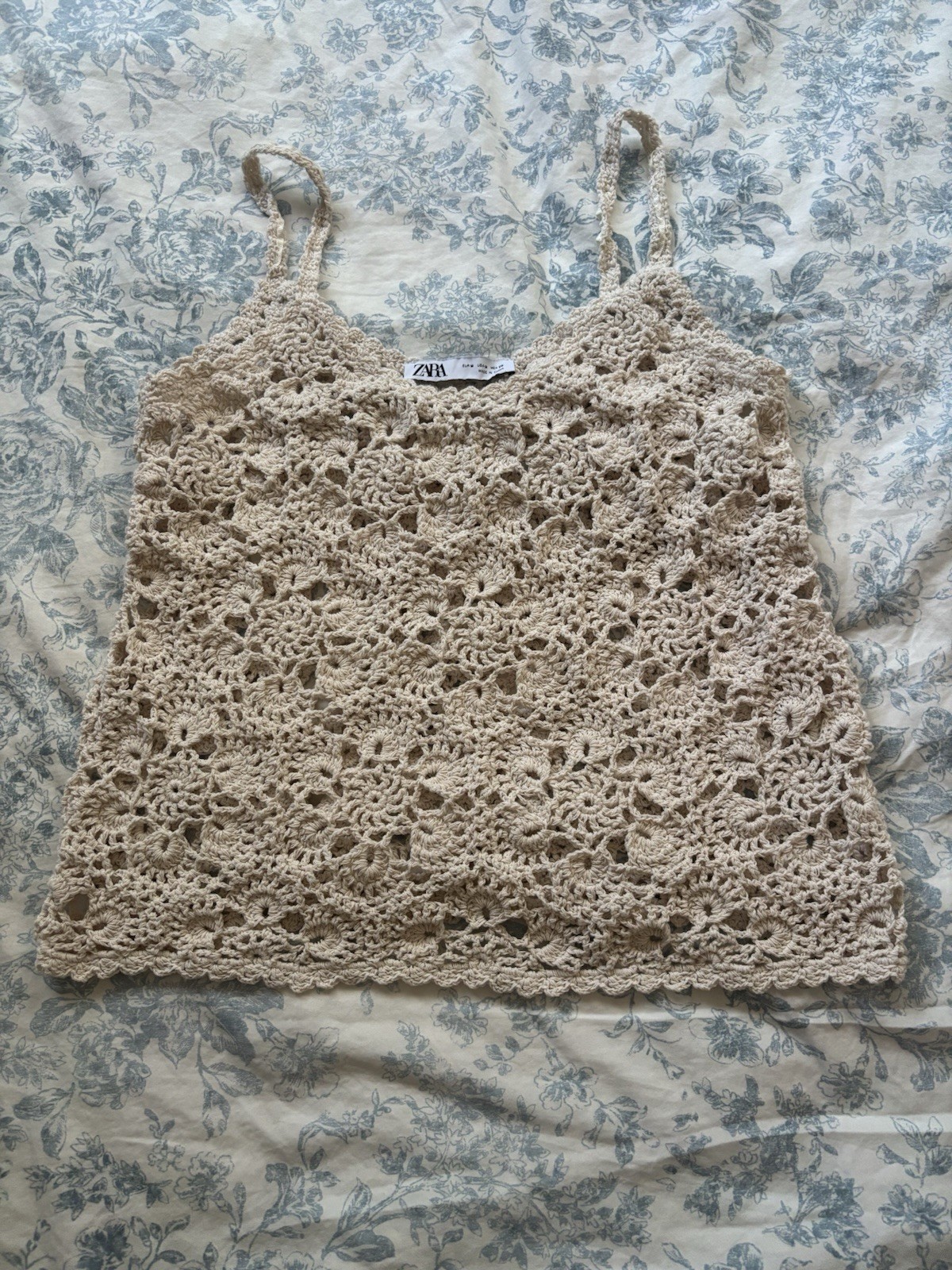 ZARA Cream Crochet Cami ZARA Cream Crochet Cami