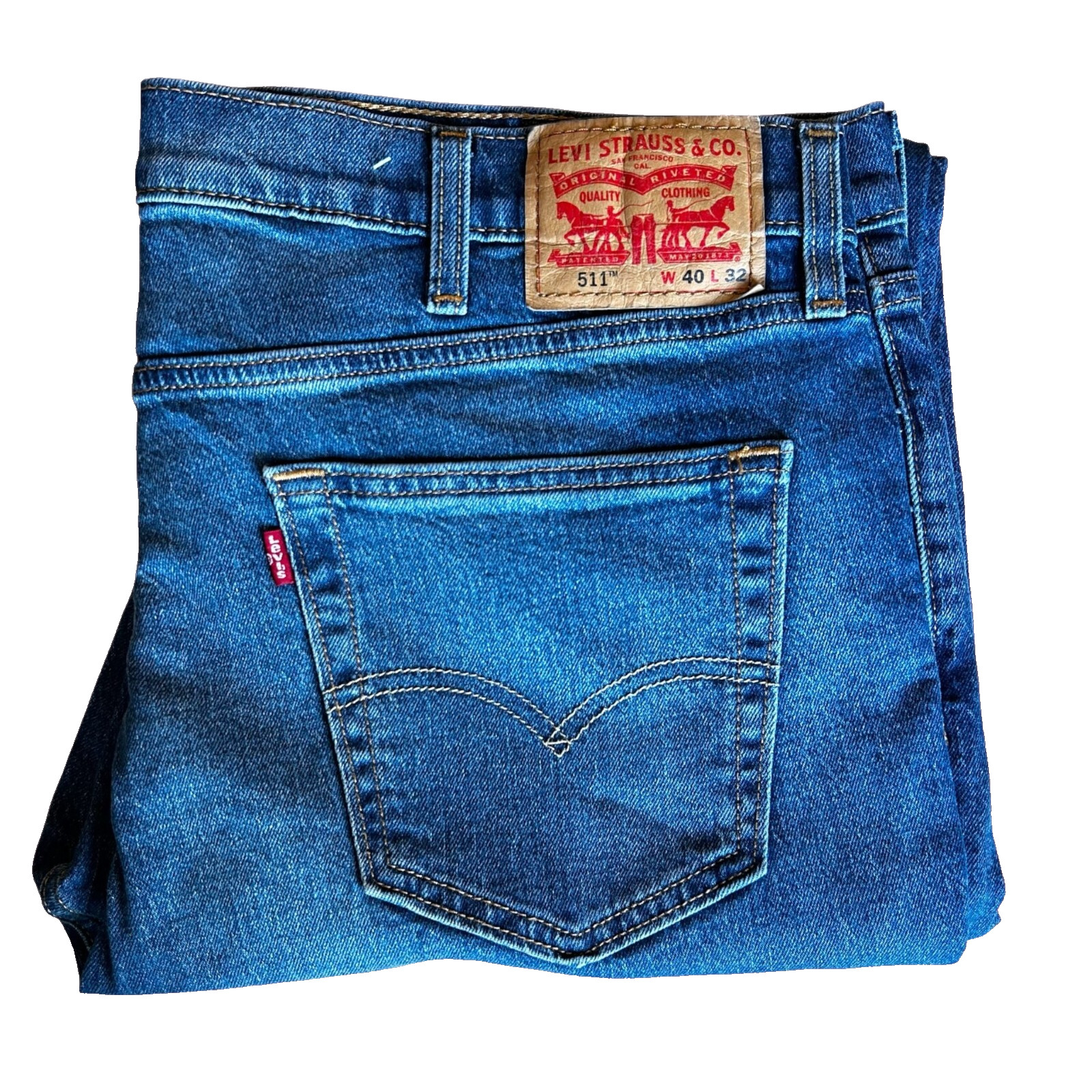 Levi\'s Men\'s 511 slim Fit Jeans Blue Size 40x32 Levi\'s Men\'s 511 slim Fit Jeans Blue Size 40x32