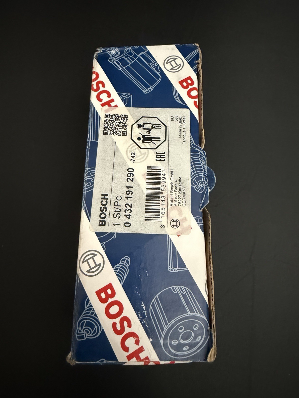 Genuine Bosch 0432191290 Fuel Injector Mack E7 E-Tech 736GB419M2 NEW