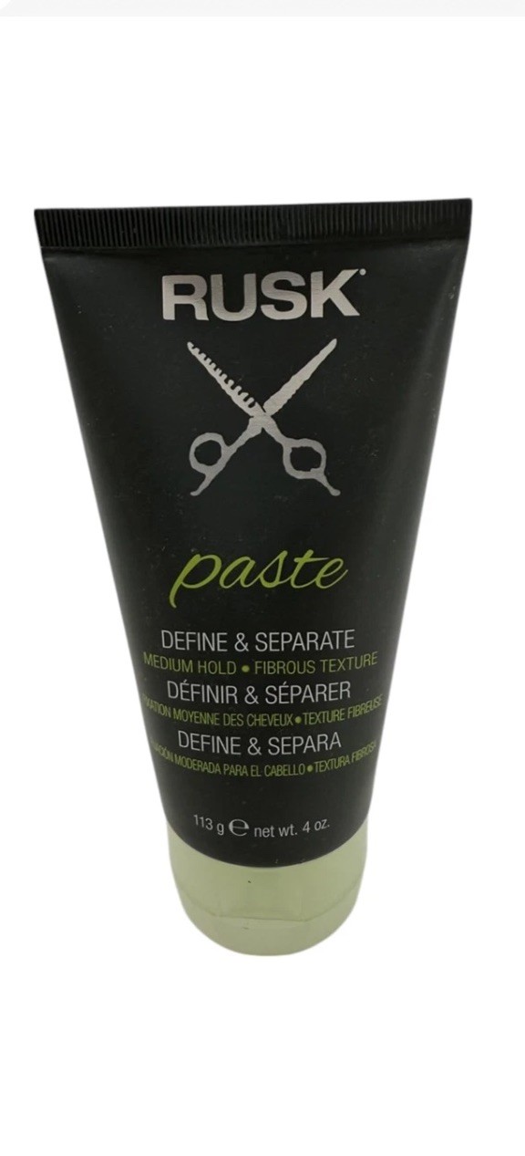 Rusk Professional Hair Paste Define & Separate Medium Hold Styling 4 oz RARE NEW Rusk Professional Hair Paste Define & Separate Medium Hold Styling 4 oz RARE NEW