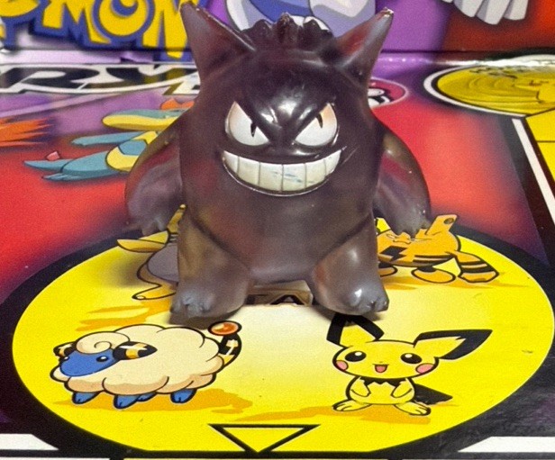 Rare Vintage 1999 Gengar TOMY Pokemon CGTSJ Clear Purple Translucent Figure Rare Vintage 1999 Gengar TOMY Pokemon CGTSJ Clear Purple Translucent Figure