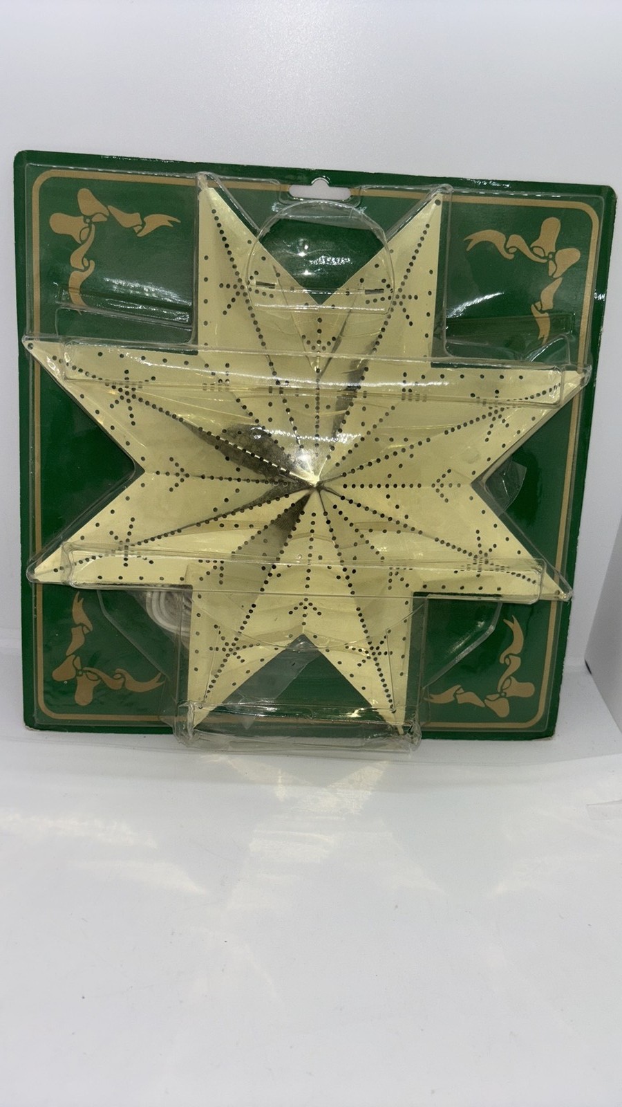 Vintage Lillian Vernon Brass Moravian Star Light - Made in Sweden Vintage Lillian Vernon Brass Moravian Star Light - Made in Sweden