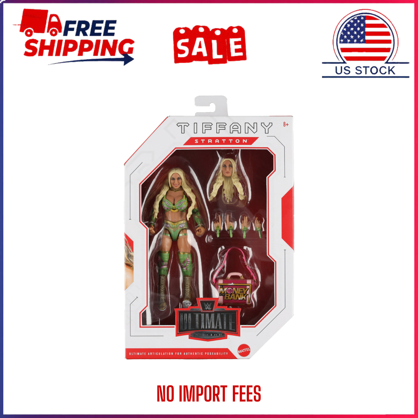 HOT DEAL Mattel WWE Ultimate Edition Series 28 Tiffany Stratton Action Figure HOT DEAL Mattel WWE Ultimate Edition Series 28 Tiffany Stratton Action Figure
