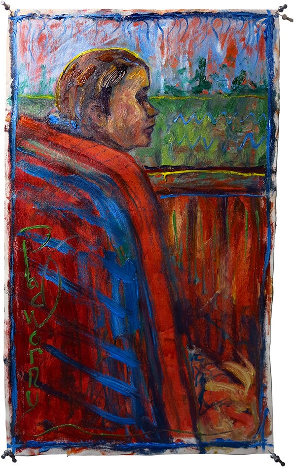 PORTRAIT OIL█PAINTING VINTAGE EXPRESSIONISt ART█SIGNED BUY ORIGINAL FOR SALE \'26