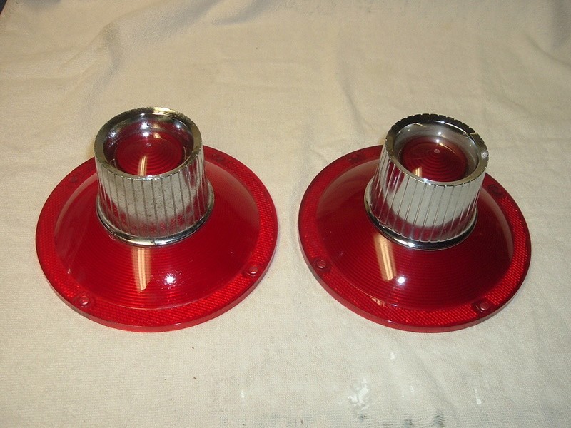 Original 1964 64 Ford Galaxie New  Tail Light Lens Set         SAE-TSDB-64-FD.