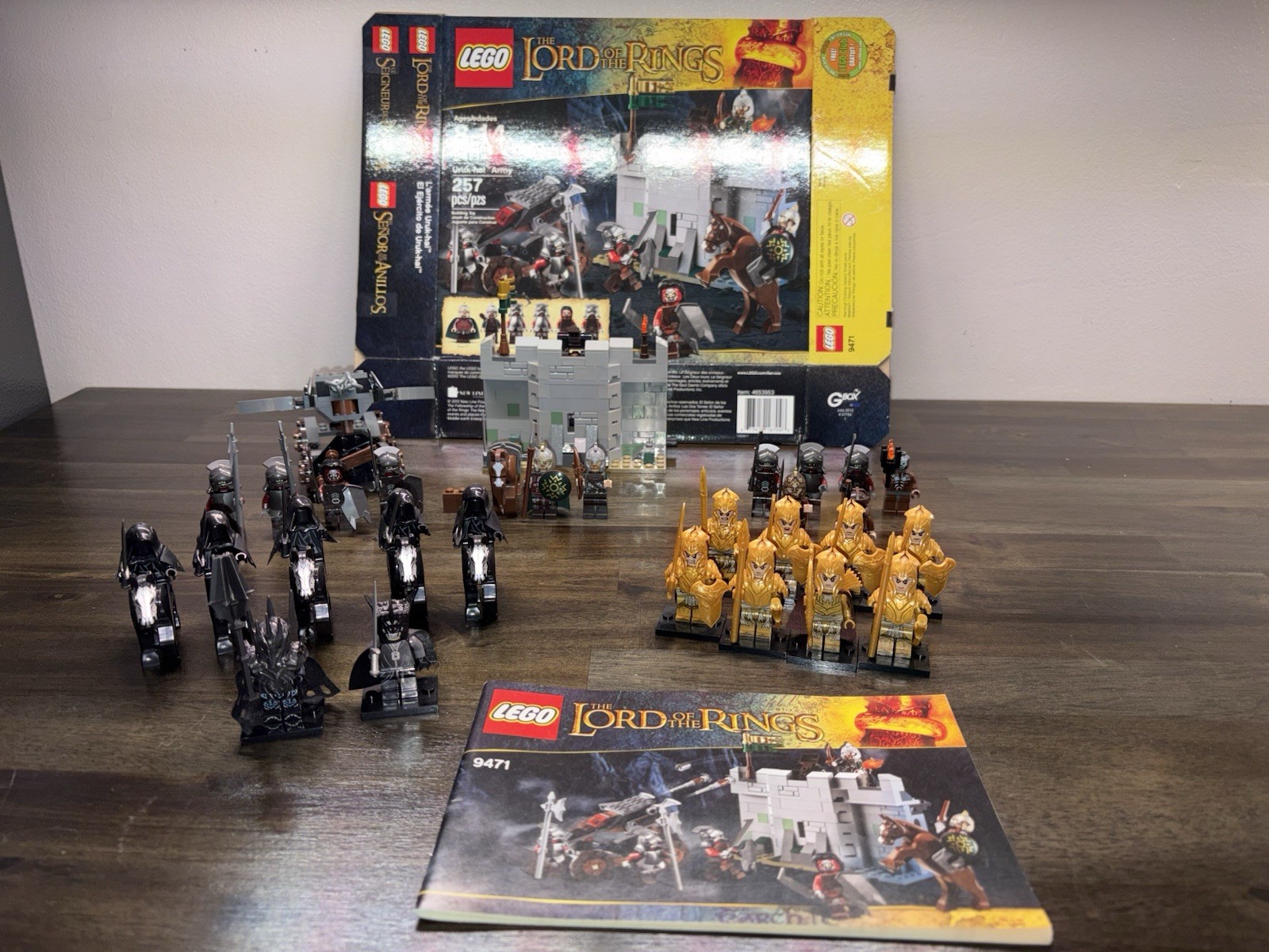 LEGO Lord of the Rings: Uruk-Hai Army (9471) Complete W/ Instructions Box