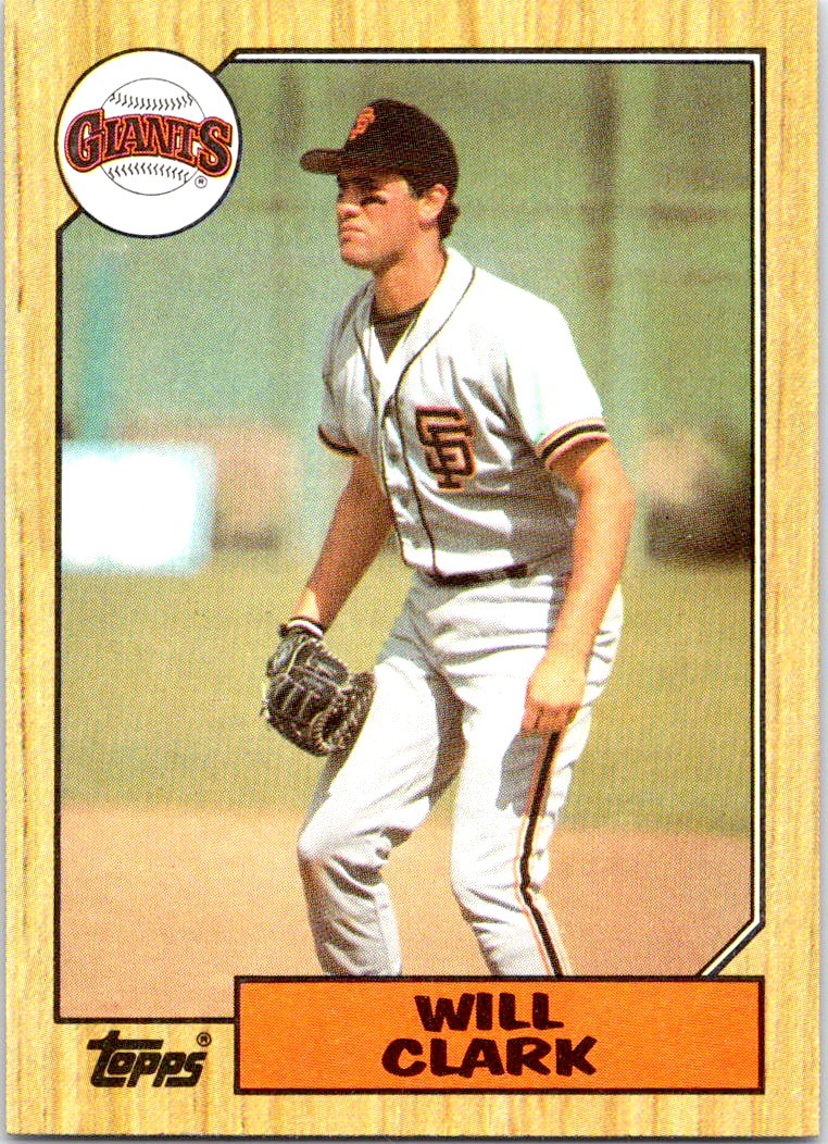 1987 Topps - Will Clark #420 RC - Near Mint or Better