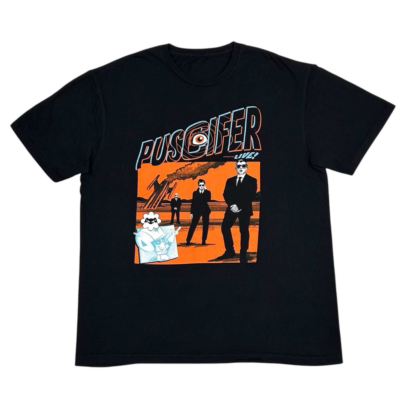 Puscifer Tour T Shirt Sessanta Double Sided Graphic Mens Large Appearing Live