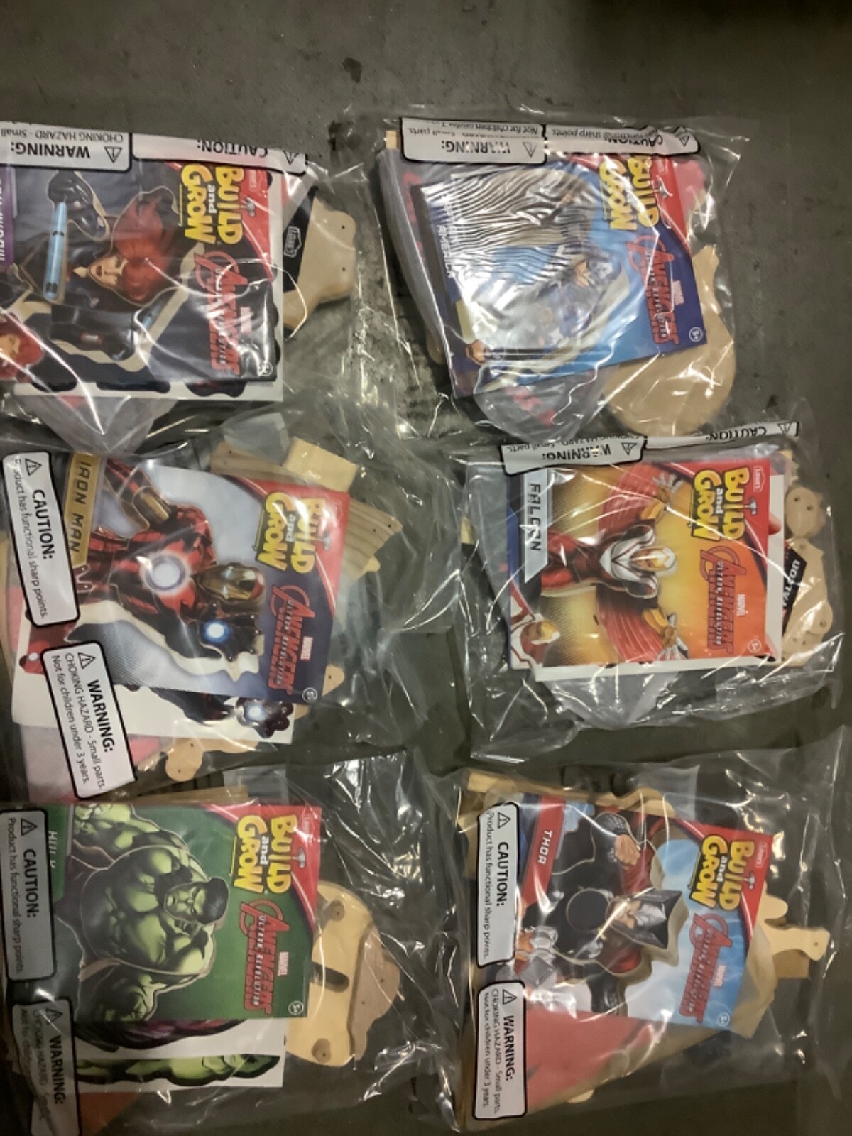 Avengers Lowe's Build And Grow Kits - You get all 6 Marvel Heroes shown Avengers Lowe's Build And Grow Kits - You get all 6 Marvel Heroes shown