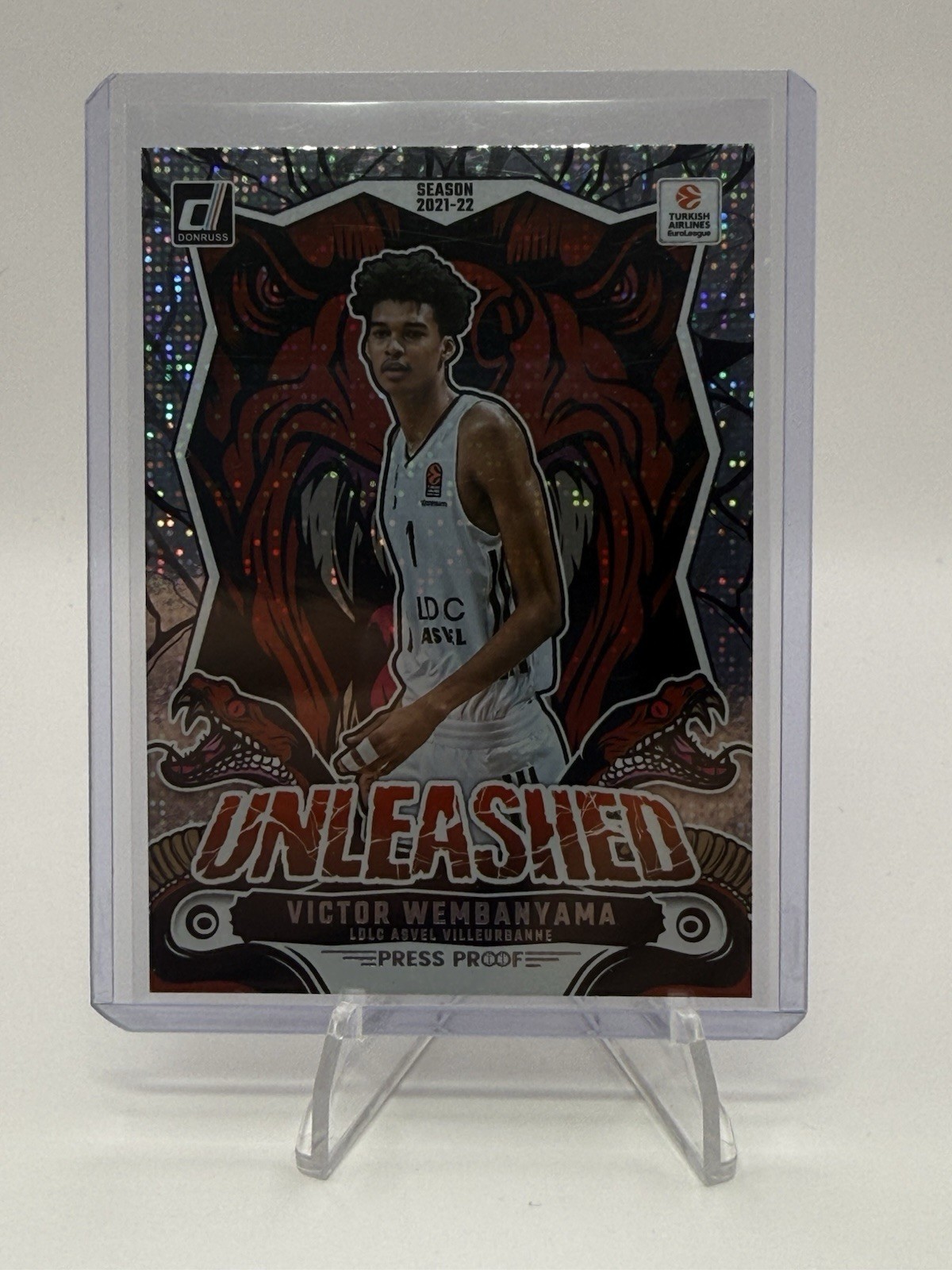 2024-25 Panini Donruss EuroLeague Victor Wembanyama #2 Unleashed Silver