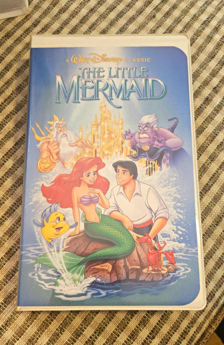 Disney The Little Mermaid VHS BANNED COVER BLACK DIAMOND EDITION Disney The Little Mermaid VHS BANNED COVER BLACK DIAMOND EDITION