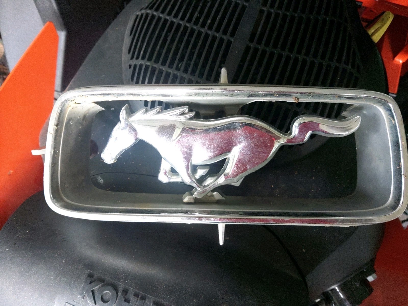 Vintage 1960's FORD MUSTANG Pony Front Grille Emblem 