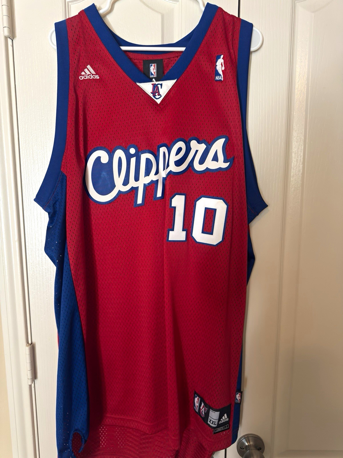 adidas Los Angeles Clippers Eric Gordon #10 NBA Jersey XXL Red/Blue adidas Los Angeles Clippers Eric Gordon #10 NBA Jersey XXL Red/Blue