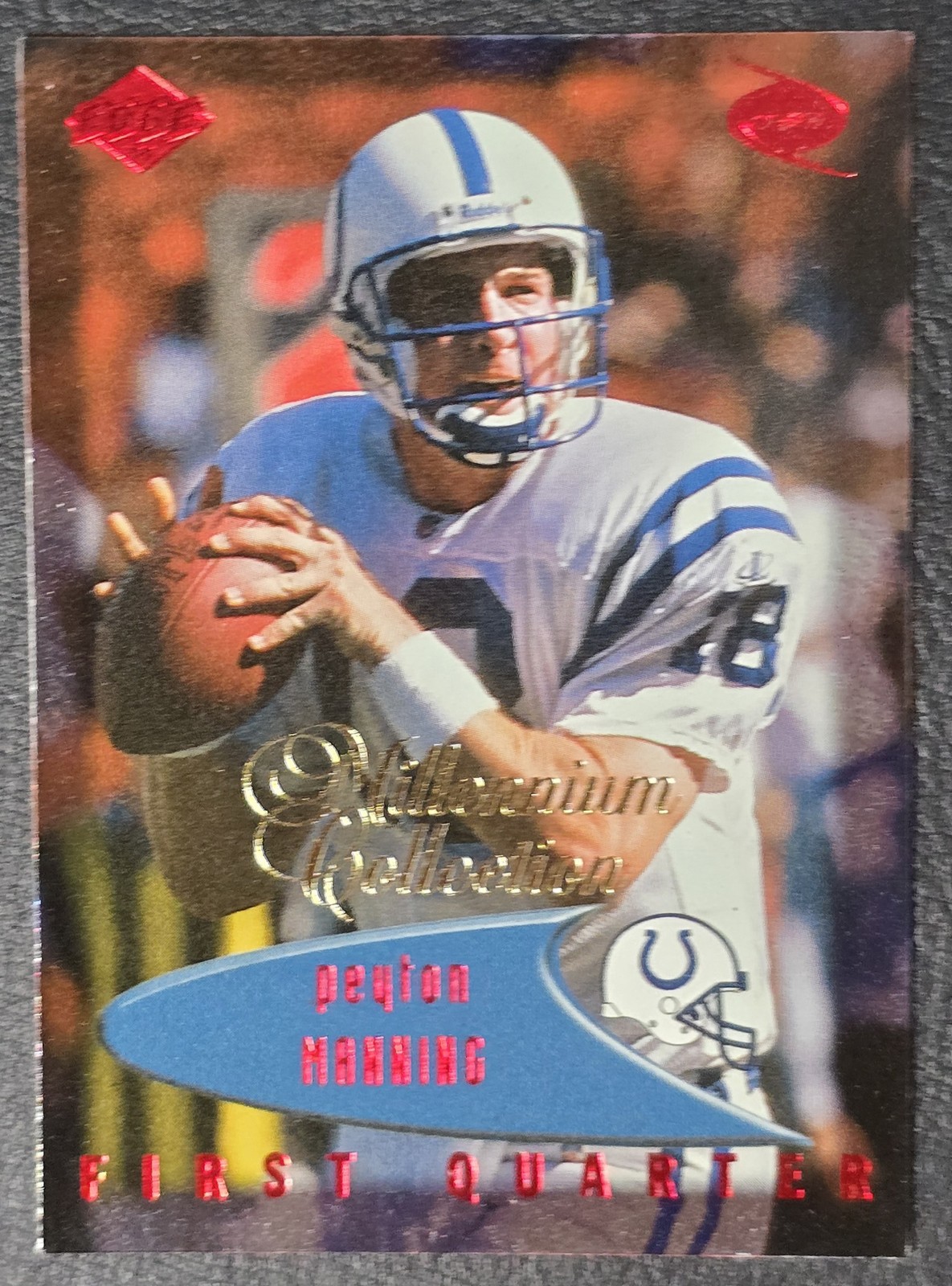 1999 Collector\'s Edge Odyssey #66 Peyton Manning Millennium Collection Red