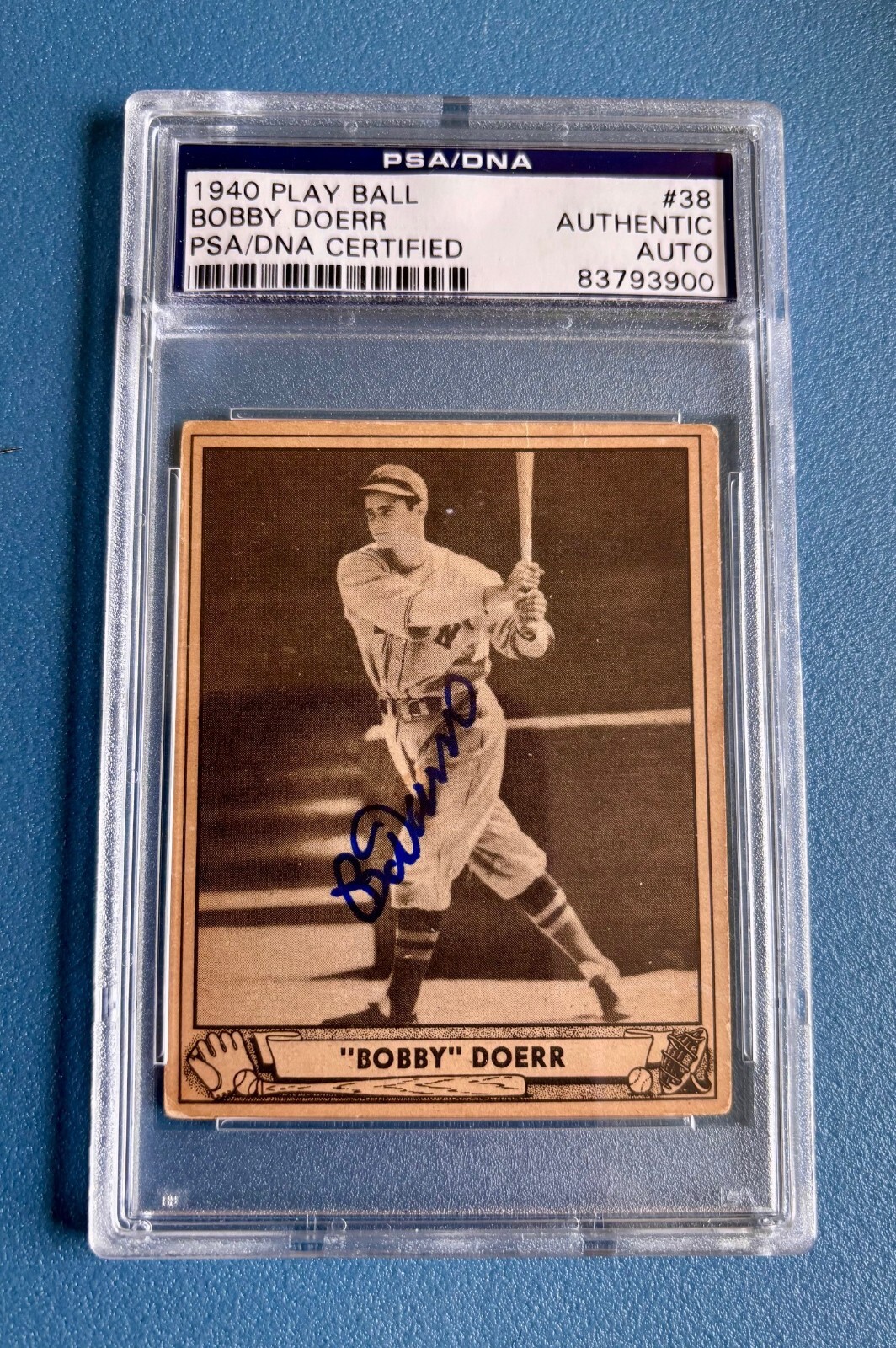 1940 Play Ball Bobby Doerr AUTO HOF PSA/DNA #38