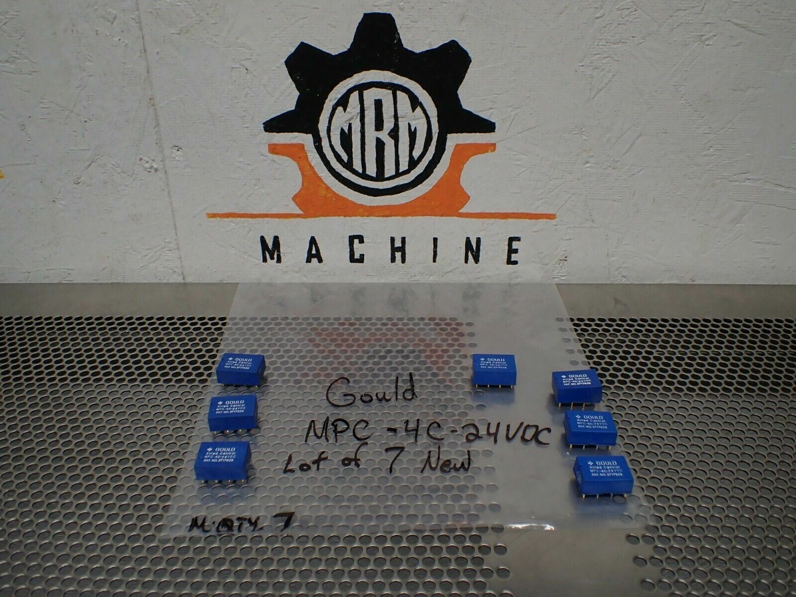 GOULD Allied Control MPC-4C-24VDC Relays New Old Stock (Lot of 7)
