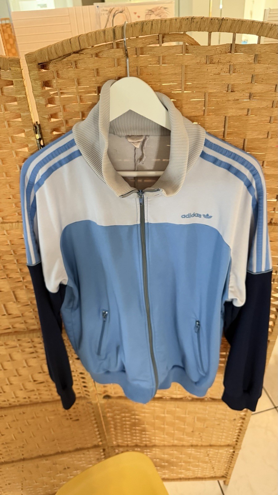Vintage Adidas 1980s Track Jacket Mens 80s Retro made in West Germany Medium Vintage Adidas 1980s Track Jacket Mens 80s Retro made in West Germany Medium