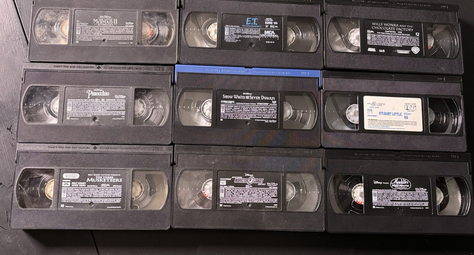 Lot of VHS Tapes- Clamshells Not Included Lot of VHS Tapes- Clamshells Not Included