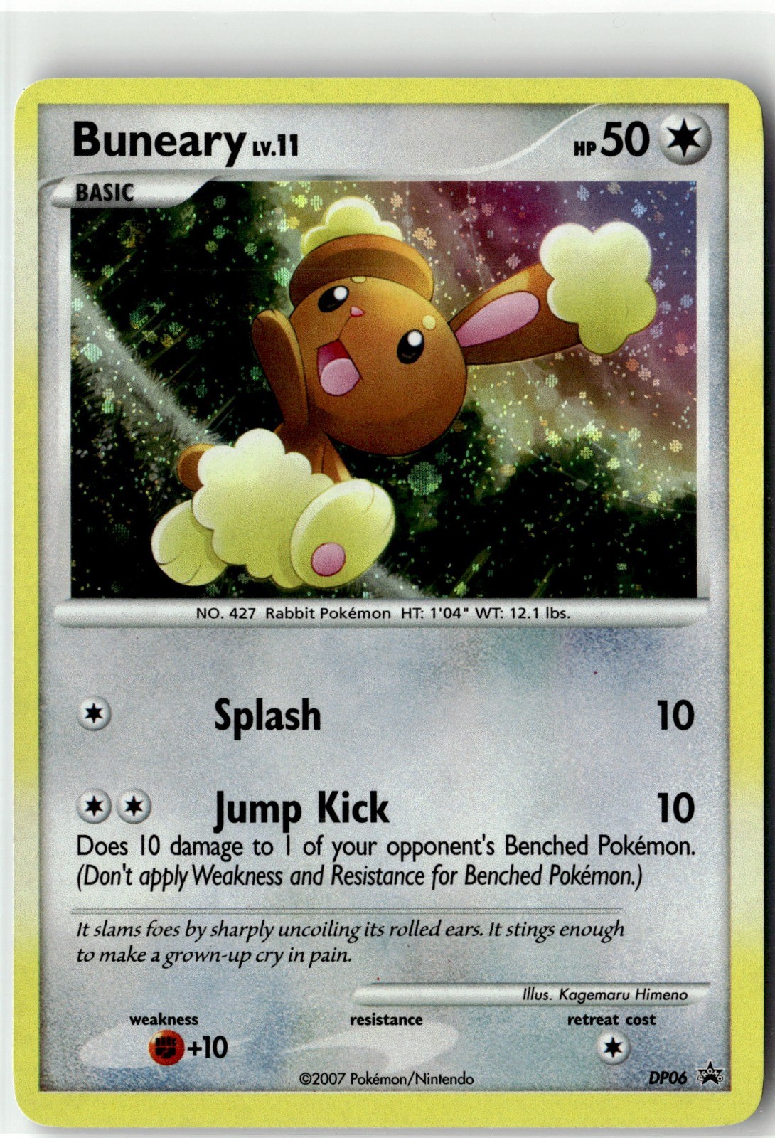 Buneary - Promo Diamond and Pearl Promos DP06 Holo NM Buneary - Promo Diamond and Pearl Promos DP06 Holo NM