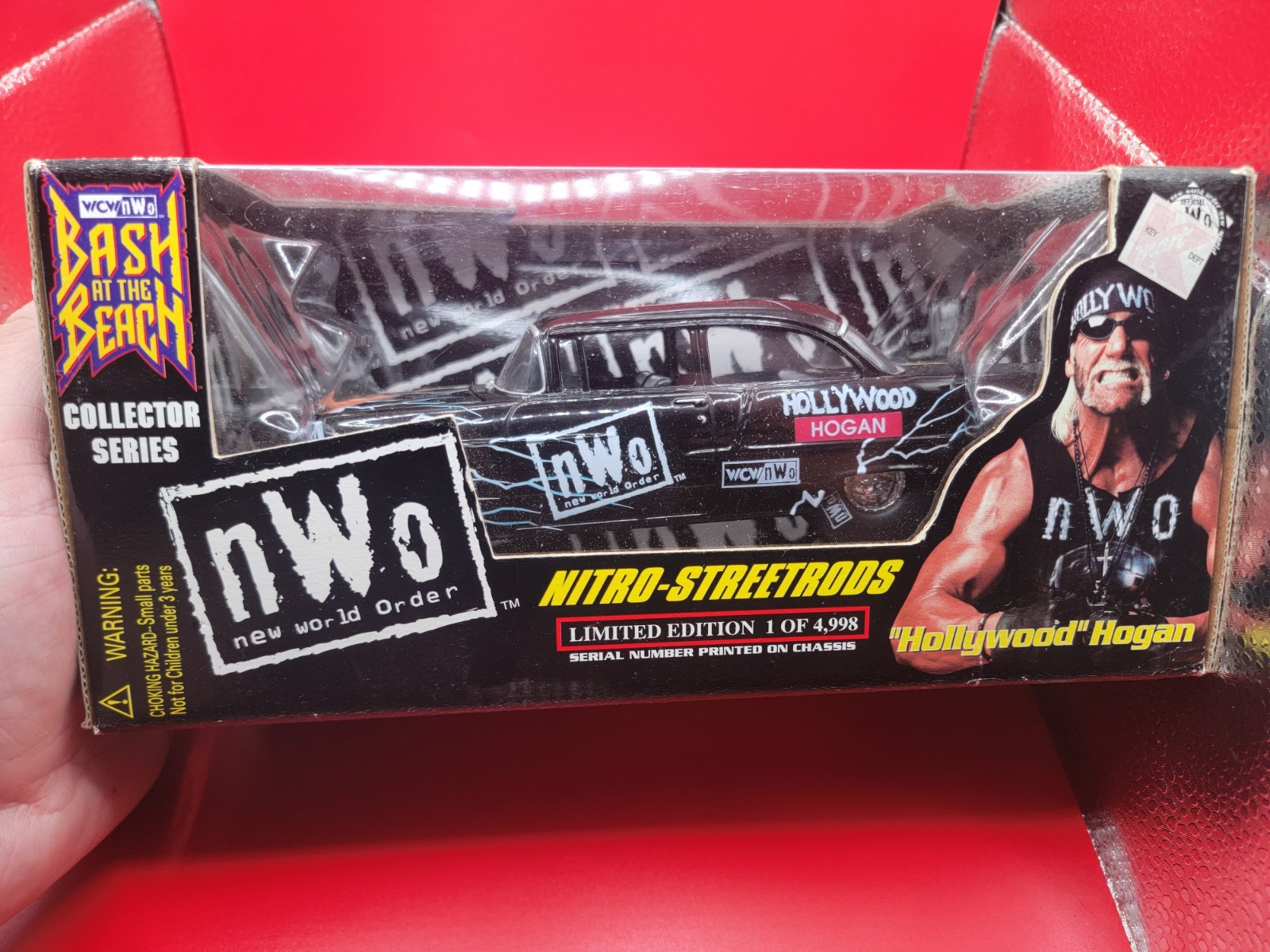 Vintage NWO WCW Hollywood Hulk Hogan Bash at Beach Limited Ed. /4998 WWE Nitro Vintage NWO WCW Hollywood Hulk Hogan Bash at Beach Limited Ed. /4998 WWE Nitro