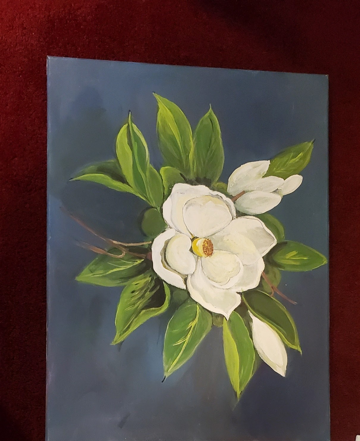 original folk art painting all acrylic