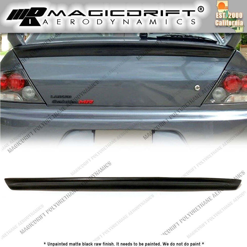 For 02-07 Mitsubishi EVO 7 8 9 Rear Trunk Boot Deck Spoiler Lid Lip Duckbill